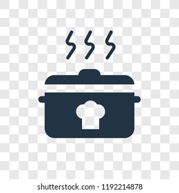 Cooking vector icon isolated on transparent background, Cooking transparency logo concept