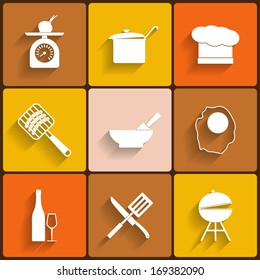 Cooking vector icons