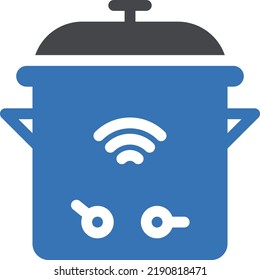 ilustración del vector de cocina en un fondo transparente. Símbolos de calidad superior. Iconos vectoriales de glifos para diseño de conceptos y gráficos.