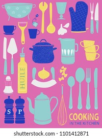 Cooking vector set 