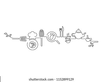 Cooking vector for your design works.