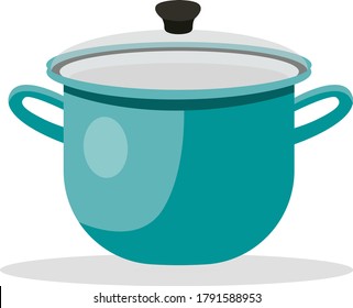 Cooking Vessel Transparent Lid Stock Vector (Royalty Free) 1791588953 ...