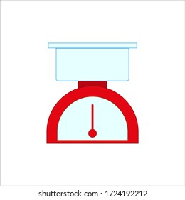 Cooking weight. illustration for web and mobile design.