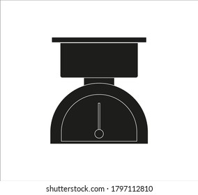 Peso de la cocina. ilustración para diseño web y móvil.