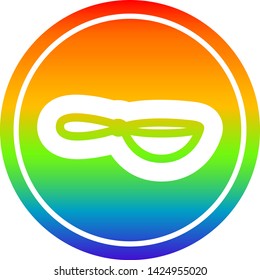 Kochen-Wok-Kreissymbol mit Verlaufsverlauf-Finish