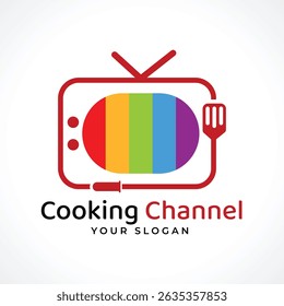 Cooking Youtube channel logo template