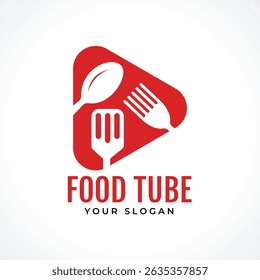 Cozinhar modelo de logotipo do canal do Youtube
