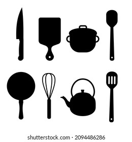 cookware icon on white background	
