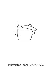 cookware line art vector isolated white background  cooking vector  cookware coloring Page Isolated for Kids  for posters  wall art  tote bag  t  shirt print  sticker  
