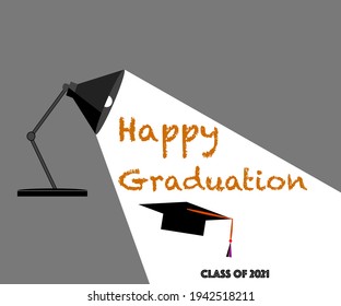 diseño de vectores de graduación genial 2021