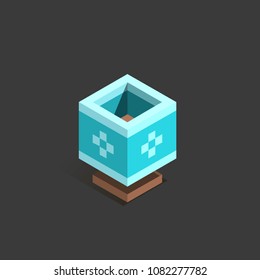Cool 3d pixel style home bra