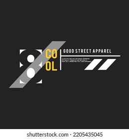 cool 8 design typography vector illustration for print
