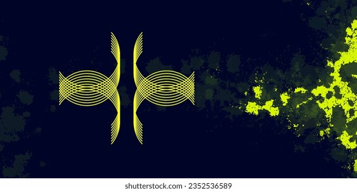 Cool abstract background with paint splash texture 