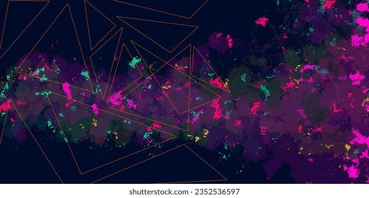 Cool abstract background with paint splash texture 