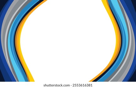 cool abstract background wave corner for frame