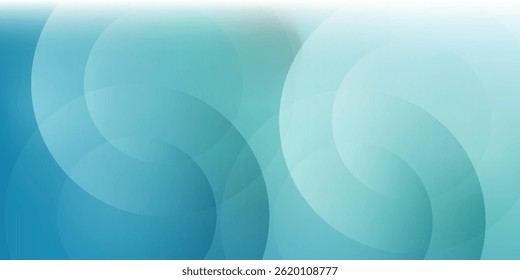 Cool abstract blue background featuring overlapping transparent circles and a smooth gradient for a calm, modern design aesthetic.