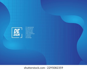 cool abstract blue color background