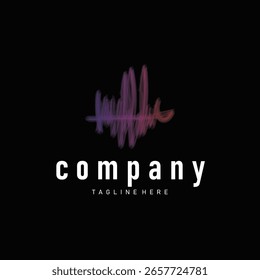 conceito de design de pincel abstrato legal, minimalista simples e moderno com uma combinação de cores legal, design para um logotipo legal ou modelo de ilustração de cartaz