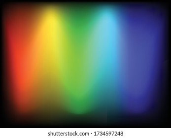 Vector de fondo colorido abstracto frío