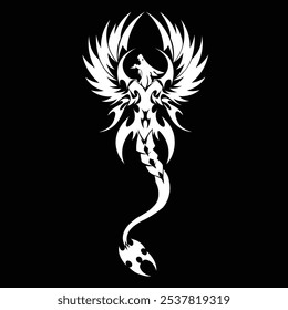 cool abstract dragon image illustration