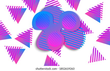 cool abstract fluid liquid background with multicolor