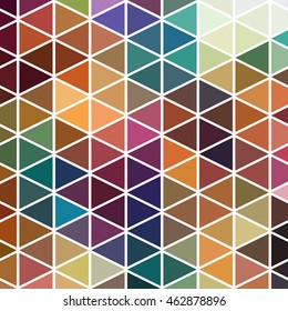 Cool Abstract geometric background with colorful triangles
