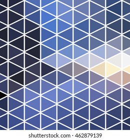 Cool Abstract geometric background with colorful triangles
