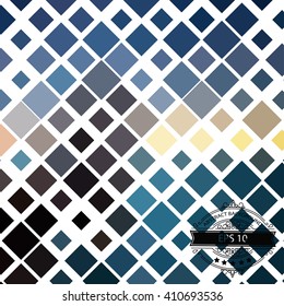 Cool Abstract geometric background with gifferent squares