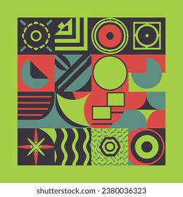 Cool Abstrakter geometrischer Hintergrund Schweizer Design