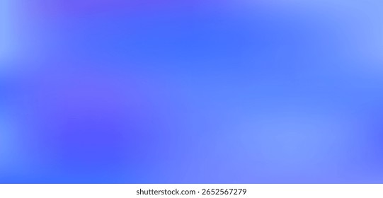 Cool abstract gradient background with smooth shades of blue and purple. Soft blur texture, perfect for modern design, tech themes, or digital creative projects.
