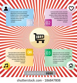 cool abstract graphic vector can be use for illustration, ads and infographics