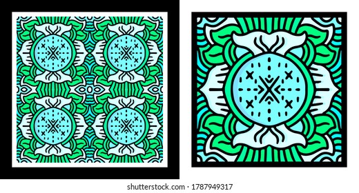 
Cool abstract illustration for poster, sticker, or apparel merchandise.With tribal and hipster style.
