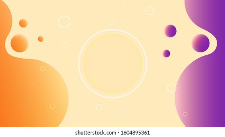 cool abstract liquid background. fluid trendy gradient. shape composition design. eps 10 vector.