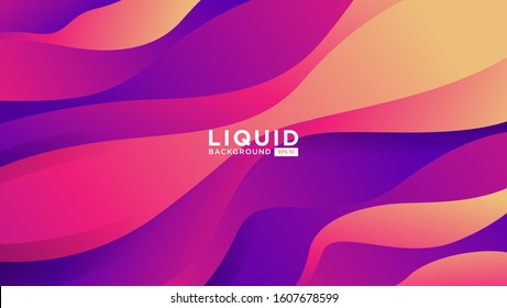 cool abstract liquid background. fluid trendy gradient.fluid 3d shapes composition. shape composition design. eps 10 vector.
