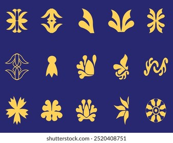Logotipos abstratos frios - Diferentes projetos frios para empresas de negócios - organizações - associações - fundações etc.