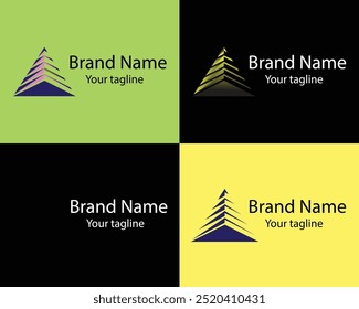 Cool Abstract Logos - Four Different Shapes of Same Shape Cool Designs and Illustrations for Business Companies - Organizations - Associations - Foundations etc.