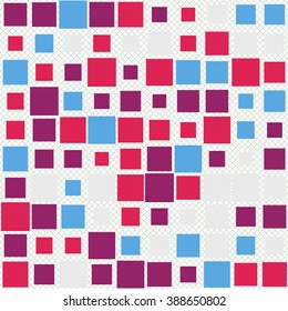 Cool Abstract Pattern - Squares pattern in different colors
