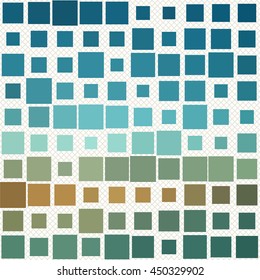 Cool Abstract Pattern - Squares pattern in different colors