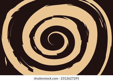 Cool abstract pattern vector brown background water color spin fabric watercolor drop of watercolor spread wave spin abstract mono brown color tone wallpaper.