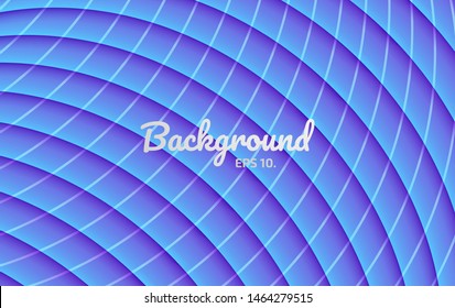 Cool abstract vector background Curved geometry Blue and purple modern design