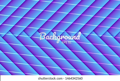 Cool abstract vector background Curved geometry Blue and purple modern design