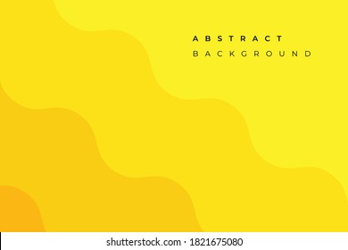 Cool abstract yellow wave  background Free Vector file for business use