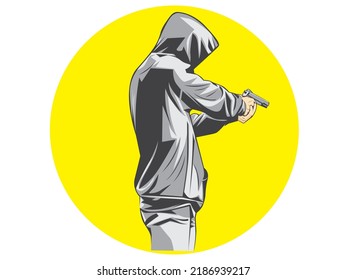 5,067 Man Pointing A Handgun Images, Stock Photos & Vectors | Shutterstock