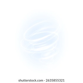 efeito de fluxo de ar frio com ondas azuis claras e movimento dinâmico, representando vento fresco, filtração e purificação. Perfeito para condicionadores de ar, ventilação, velocidade e conceitos de design futurista.