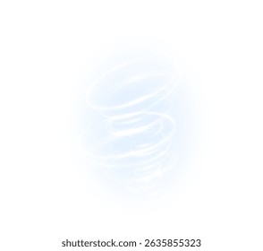 efeito de fluxo de ar frio com ondas azuis claras e movimento dinâmico, representando vento fresco, filtração e purificação. Perfeito para condicionadores de ar, ventilação, velocidade e conceitos de design futurista.
