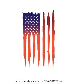 cool american flag art picture