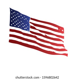 cool american flag art picture