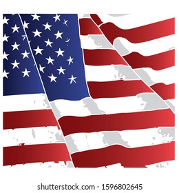 cool american flag art picture