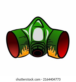 cool anti radiation mask vector