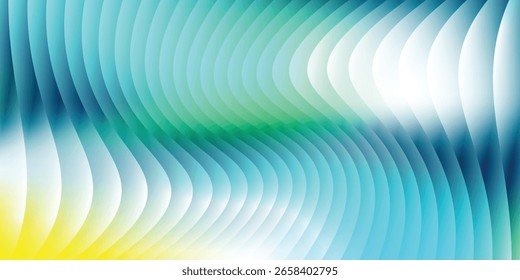 Ondulación suave fresca del Fractal del desenfoque del aqua y blanco con flujo del prisma en diseño digital soñador del gradiente del vidrio